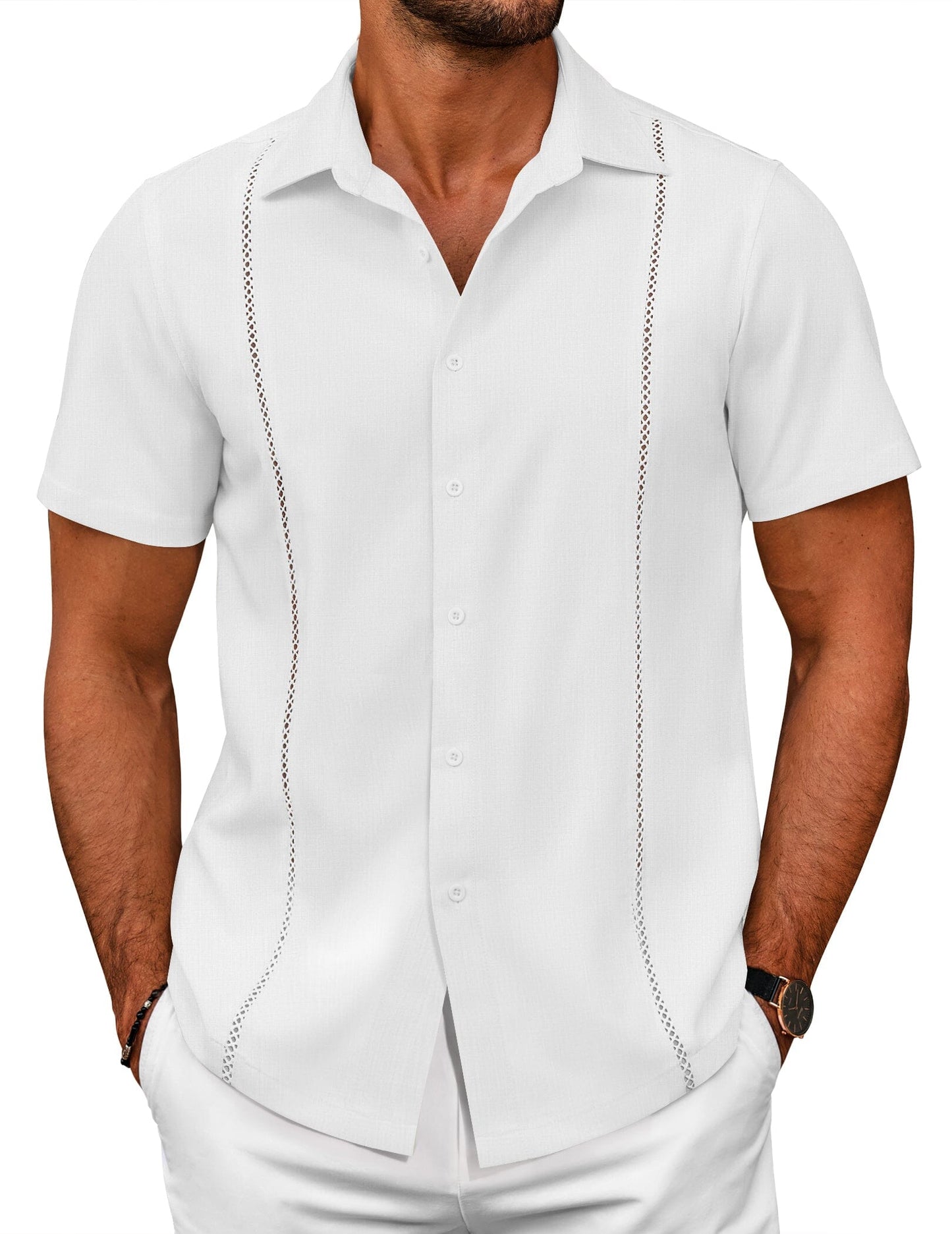 Summer Cuban Guayabera Shirt