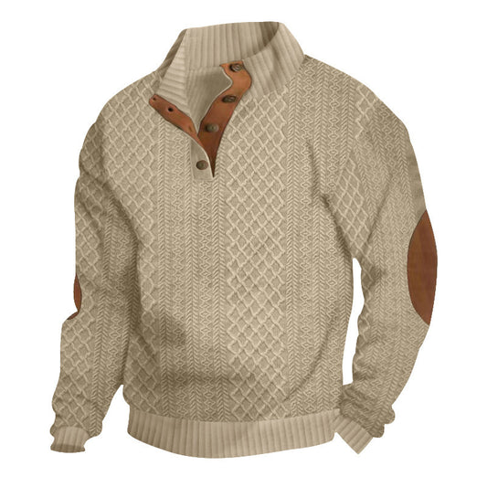 Men's Long Sleeve Cashmere Sports Sweater