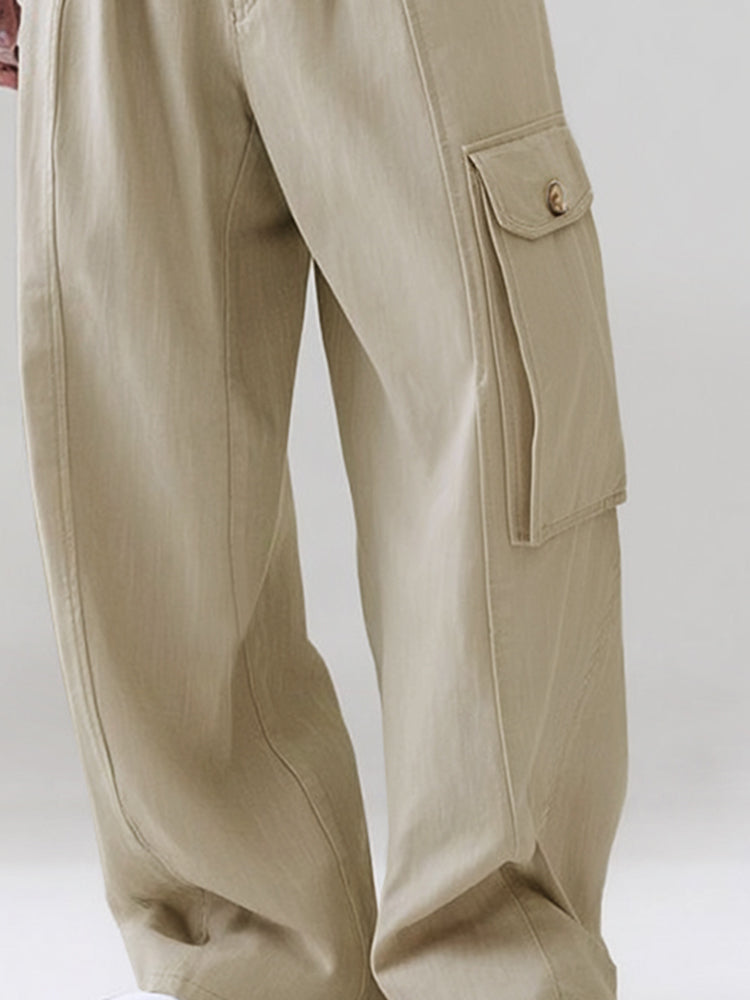 Cargo Loose Fit 100% Cotton Pants