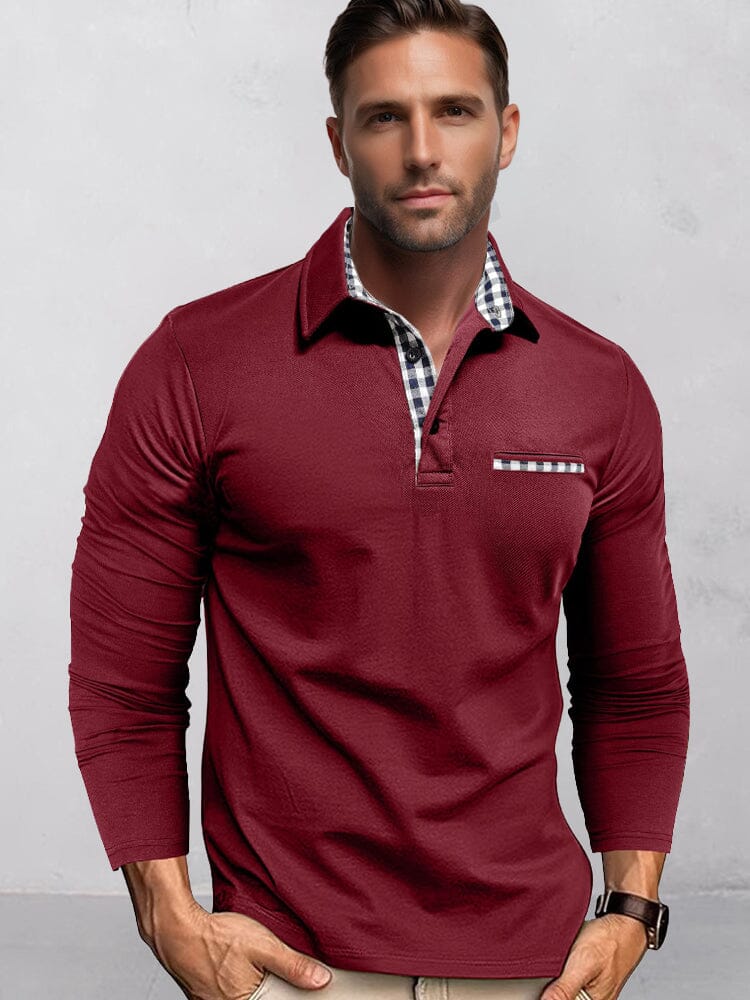 Classic Regular Fit Contrast Plaid Shirt