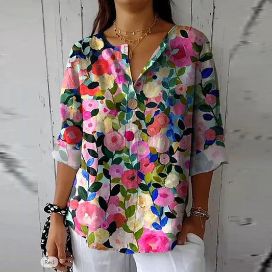 Elegant Floral Blouse