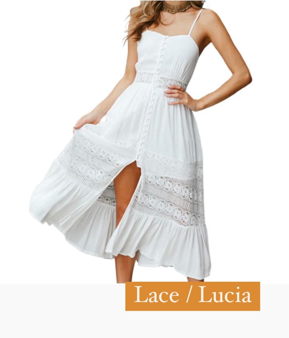 Chic White Bohemia Dress Several Models