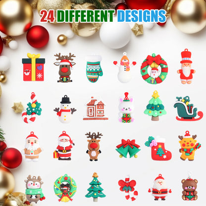 Christmas Advent Calendar Gift Box with 24 Surprises | Holiday Figures & Ornaments