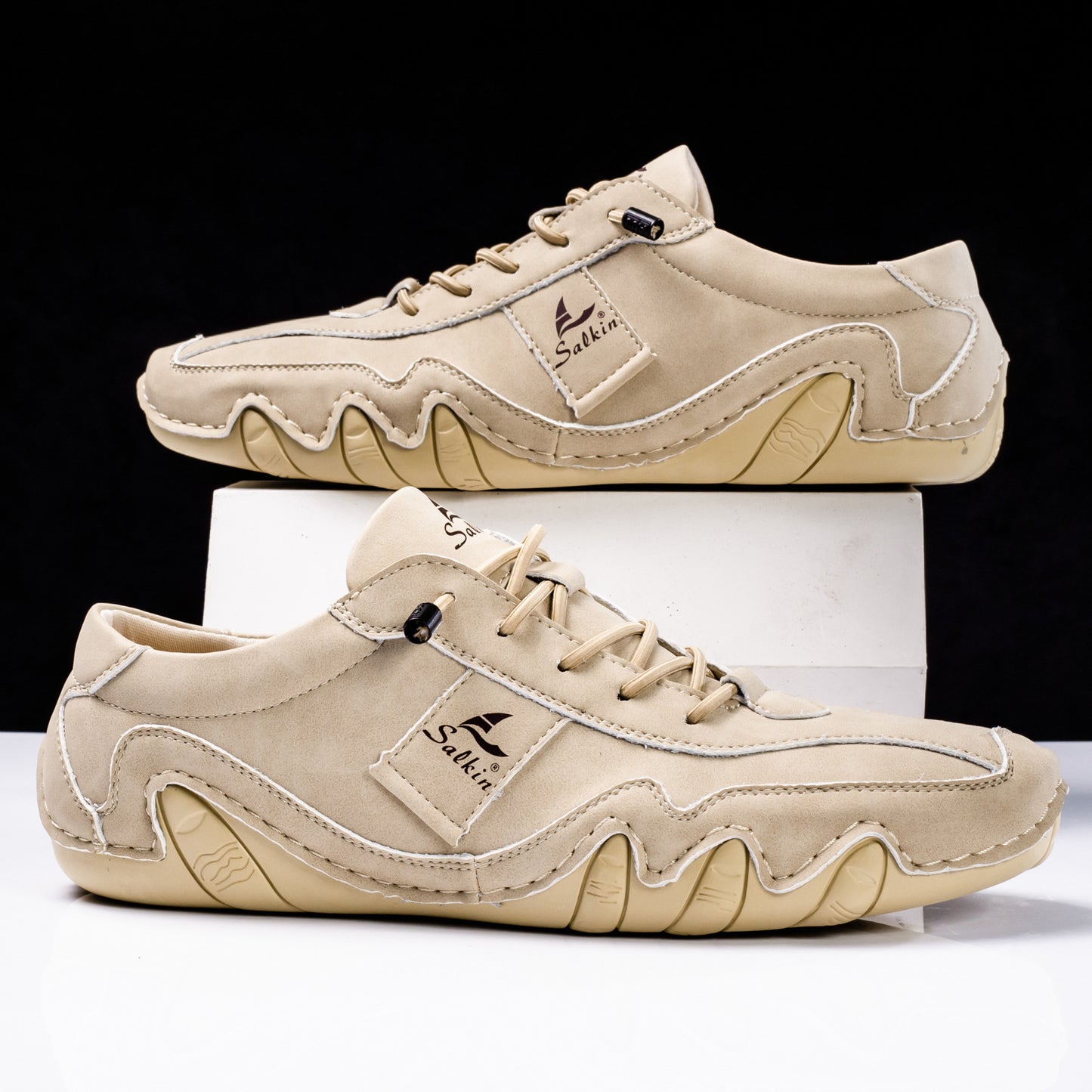 Last day 50% off 🔥⏱️Christmas sale⏱️🔥Men's genuine slip-on loafers（Free shipping）