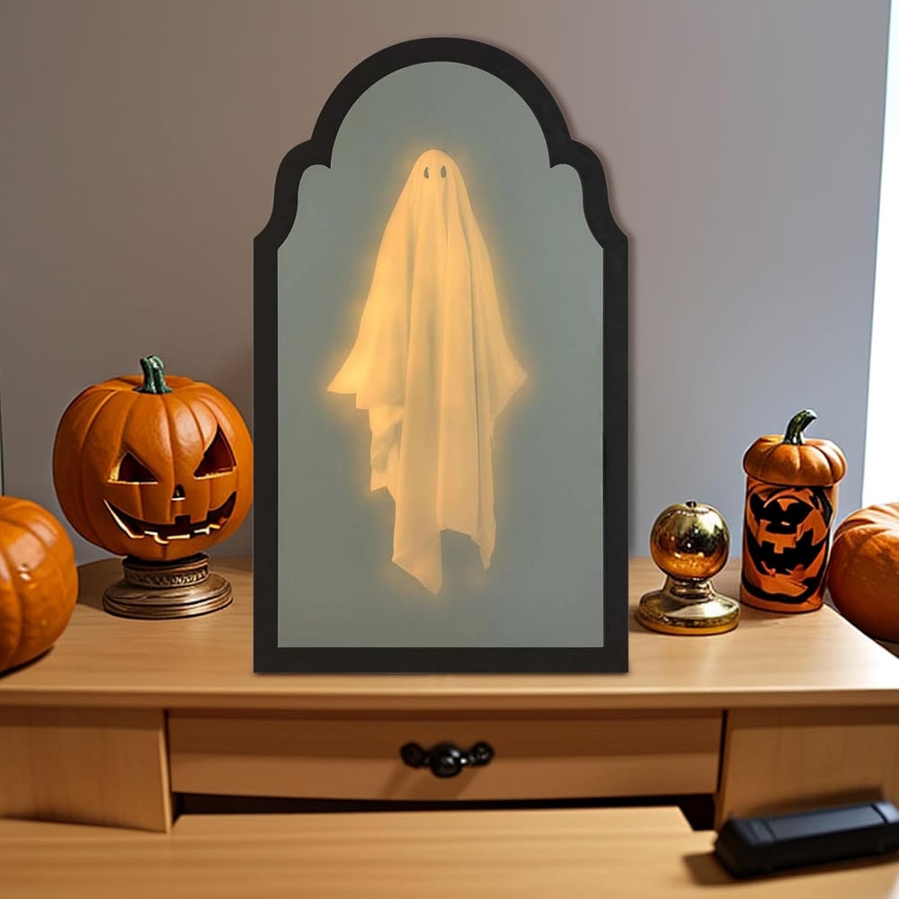 🔥49% OFF - 👻2025 Halloween Hologram Ghost Mirror