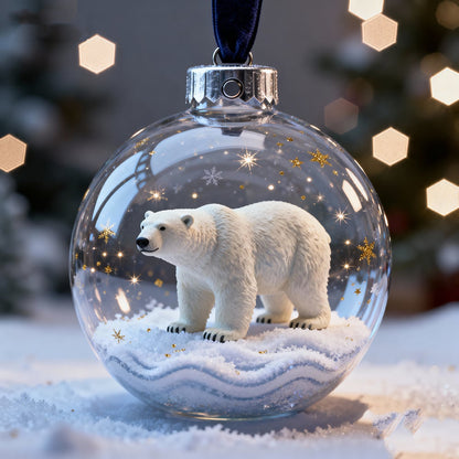 🔥 🔥🔥🐂2026 Wildlife Wonders CollectionTM Crystal Glass Ornament