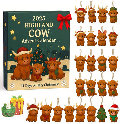 2025 Highland Cow Advent Calendar