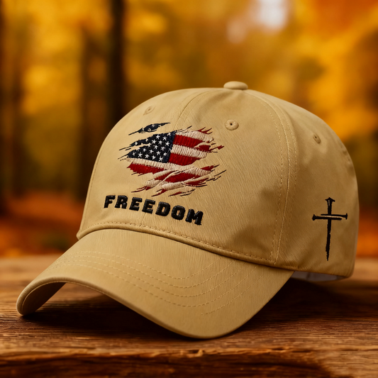 Limited Edition Patriotic American Flag Hat – Unisex Freedom Cap