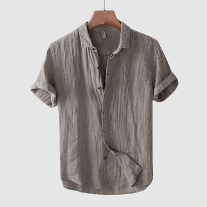 Short Sleeve Linen Shirt