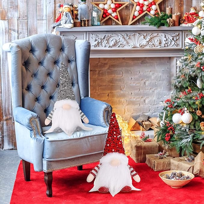 Christmas Gnome Plush Glowing Toys, Xmas Home Decorations, New Year Bling Toy, Christmas Ornaments, Kids Gifts