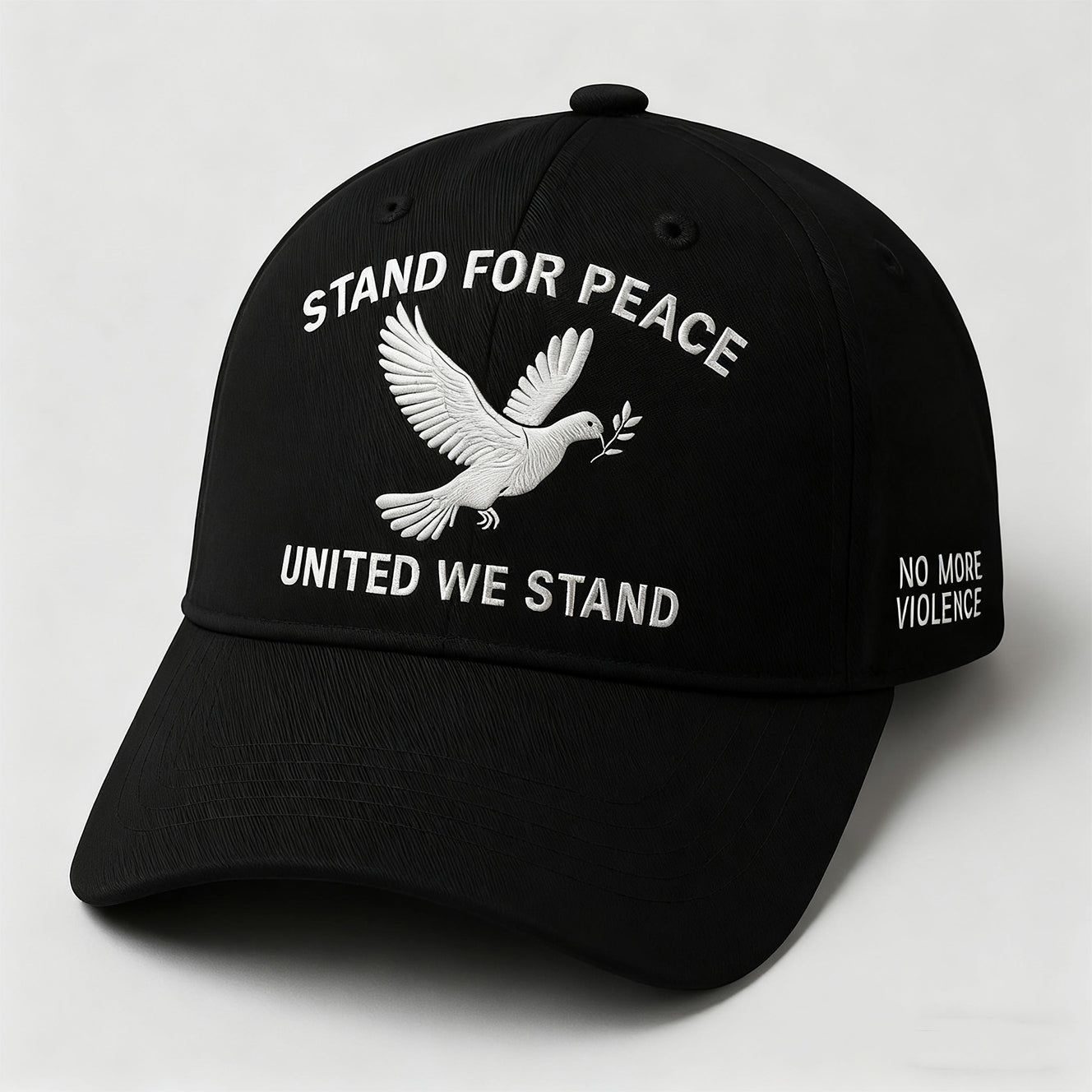 🕊️ Stand for Peace Baseball Cap – United We Stand