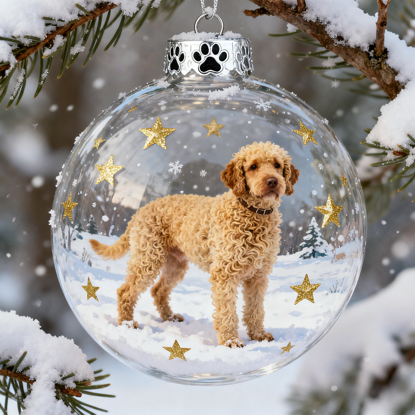 🔥LAST DAY 60% OFF-🐶Canine Crystal Glass Decoration Set