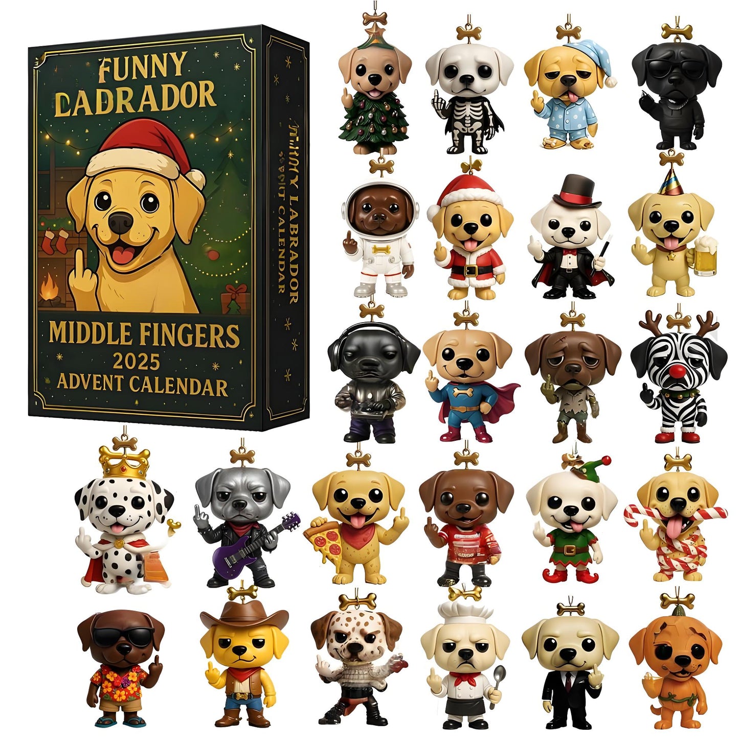 2025 Funny Labrador Advent Calendar