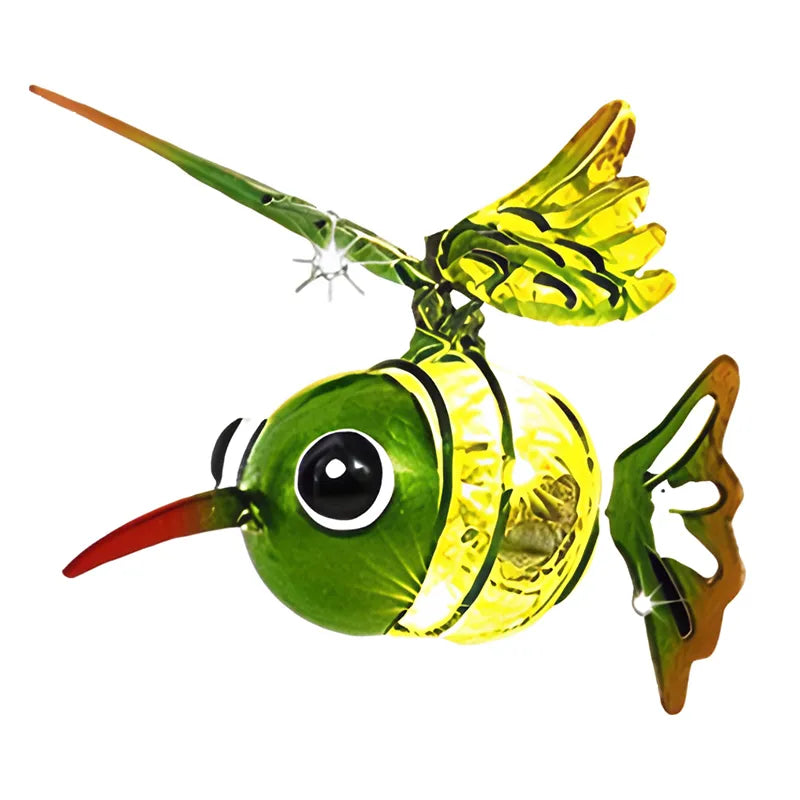 Hummingbird butterfly pendant Solar garden lamp outdoor waterproof garden decoration