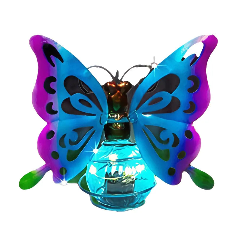 Hummingbird butterfly pendant Solar garden lamp outdoor waterproof garden decoration