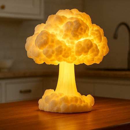 SheremArt Mushroom Cloud Lamp -A Sculptural Blast of Light That Redefines Home Decor