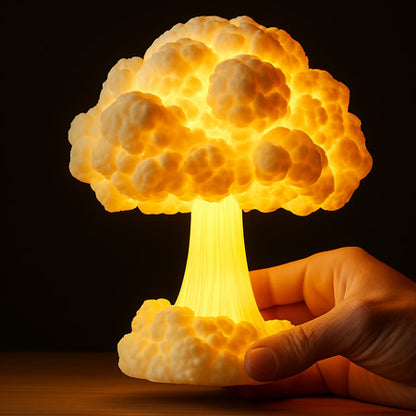 SheremArt Mushroom Cloud Lamp -A Sculptural Blast of Light That Redefines Home Decor