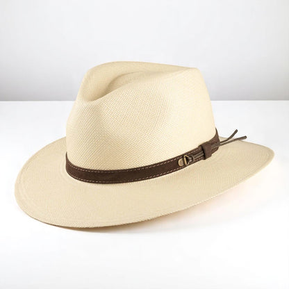 Can be rolls up for packing | Ecuador Straw Panama Hat