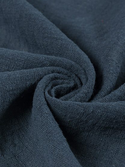 Men's Vintage Breathable Linen Sleeveless Henley Three-Button T-Shirt