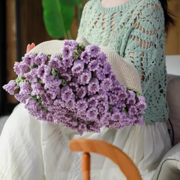 💝Thoughtful gift 50% OFF - Handmade Yarn DIY Bouquet & Blanket Material Kit