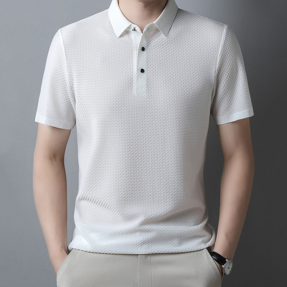 New men's POLO shirt short-sleeved T-shirt