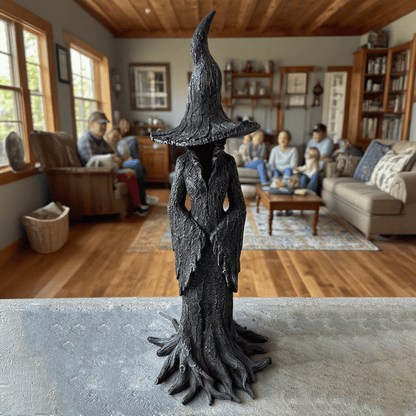 🔥❤️‍🔥🧙‍♀️Hand-Painted Enchanting Witch Statue: The Guardian of Your Home