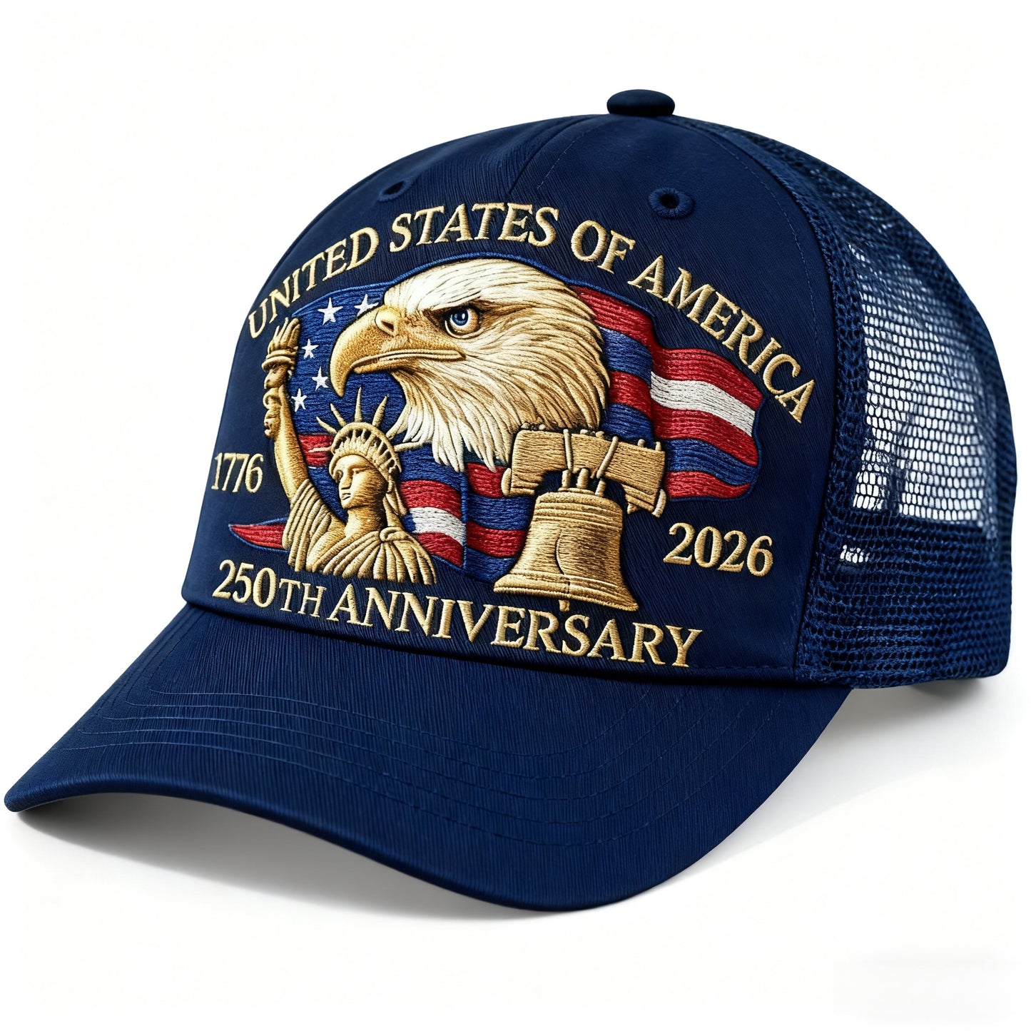 United States 250th Anniversary Hat (trucker cap / mesh cap)