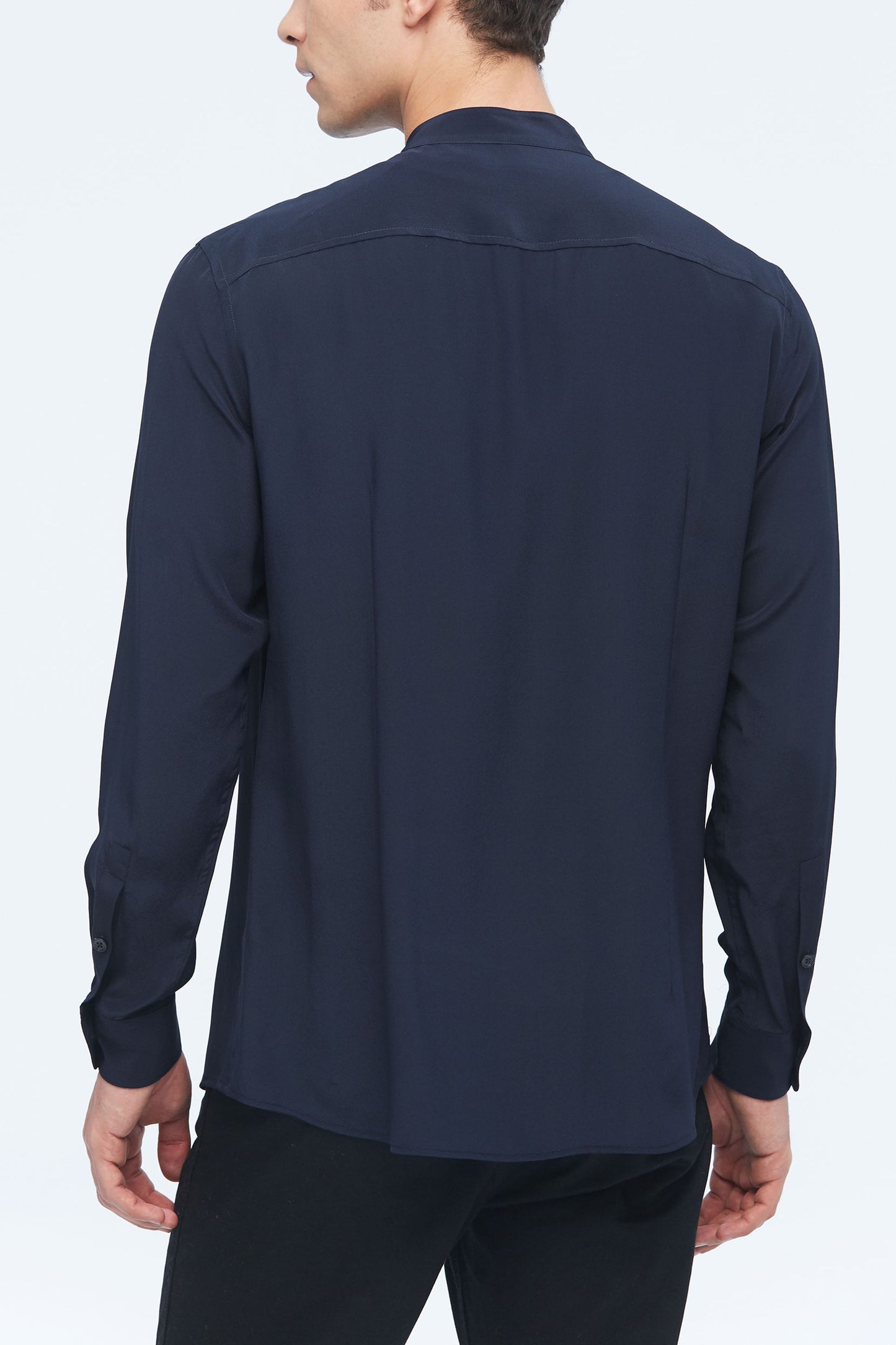 Men's Business Formal Silk Shirt