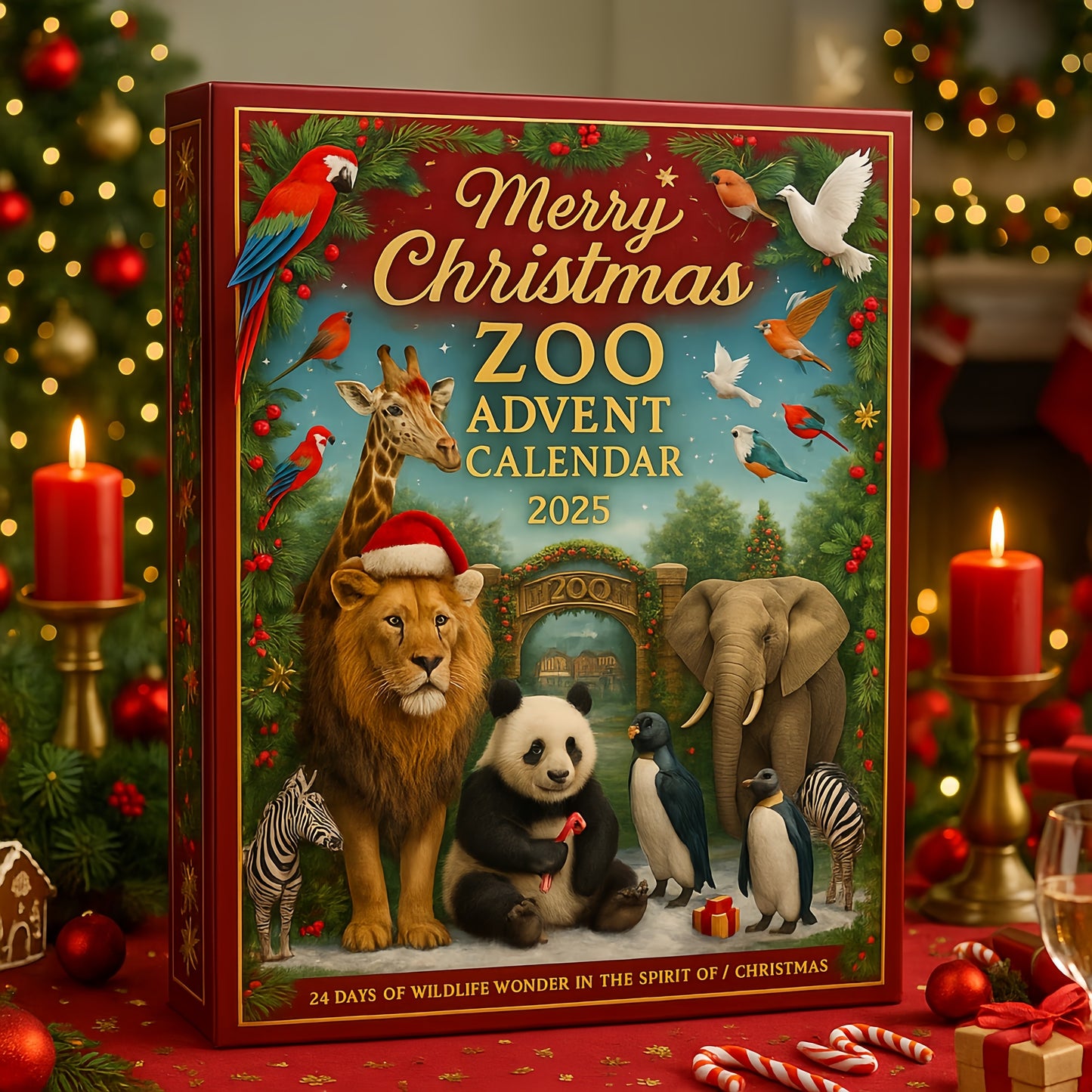 Merry Christmas Zoo Advent Calendar 2025🎄