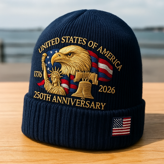USA 250th Anniversary Knit Beanie