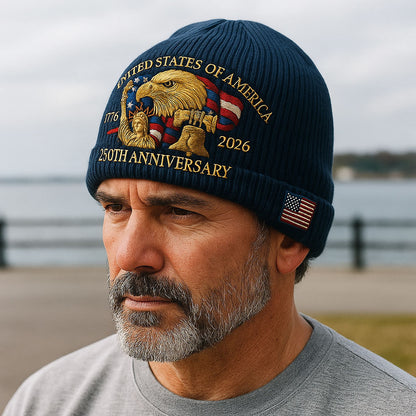 USA 250th Anniversary Knit Beanie