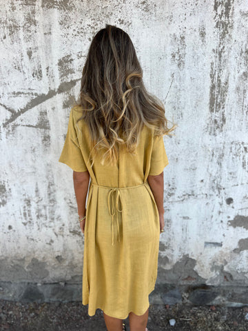 Spring and summer round neck fashion loose printed long dress robe