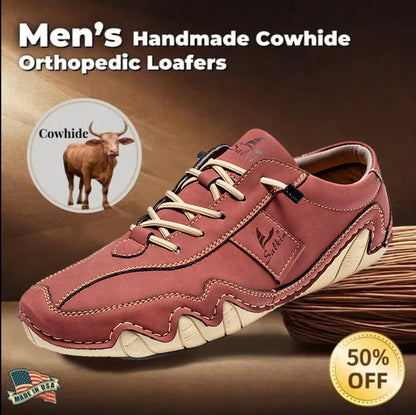 Last day 50% off 🔥⏱️Christmas sale⏱️🔥Men's genuine slip-on loafers（Free shipping）
