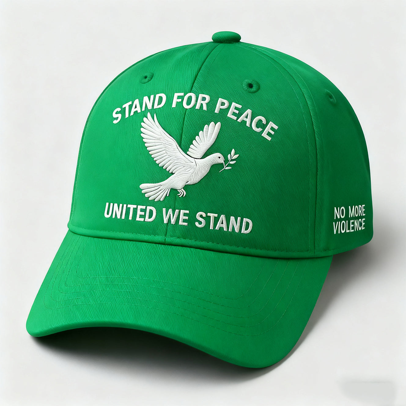 🕊️ Stand for Peace Baseball Cap – United We Stand