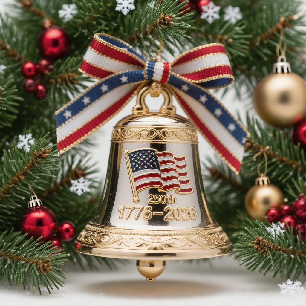 🏆 250th Anniversary US Bell Ornament