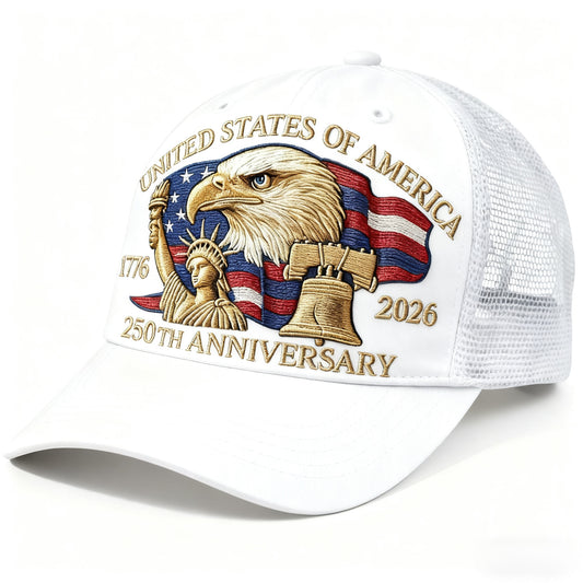 United States 250th Anniversary Hat (trucker cap / mesh cap)