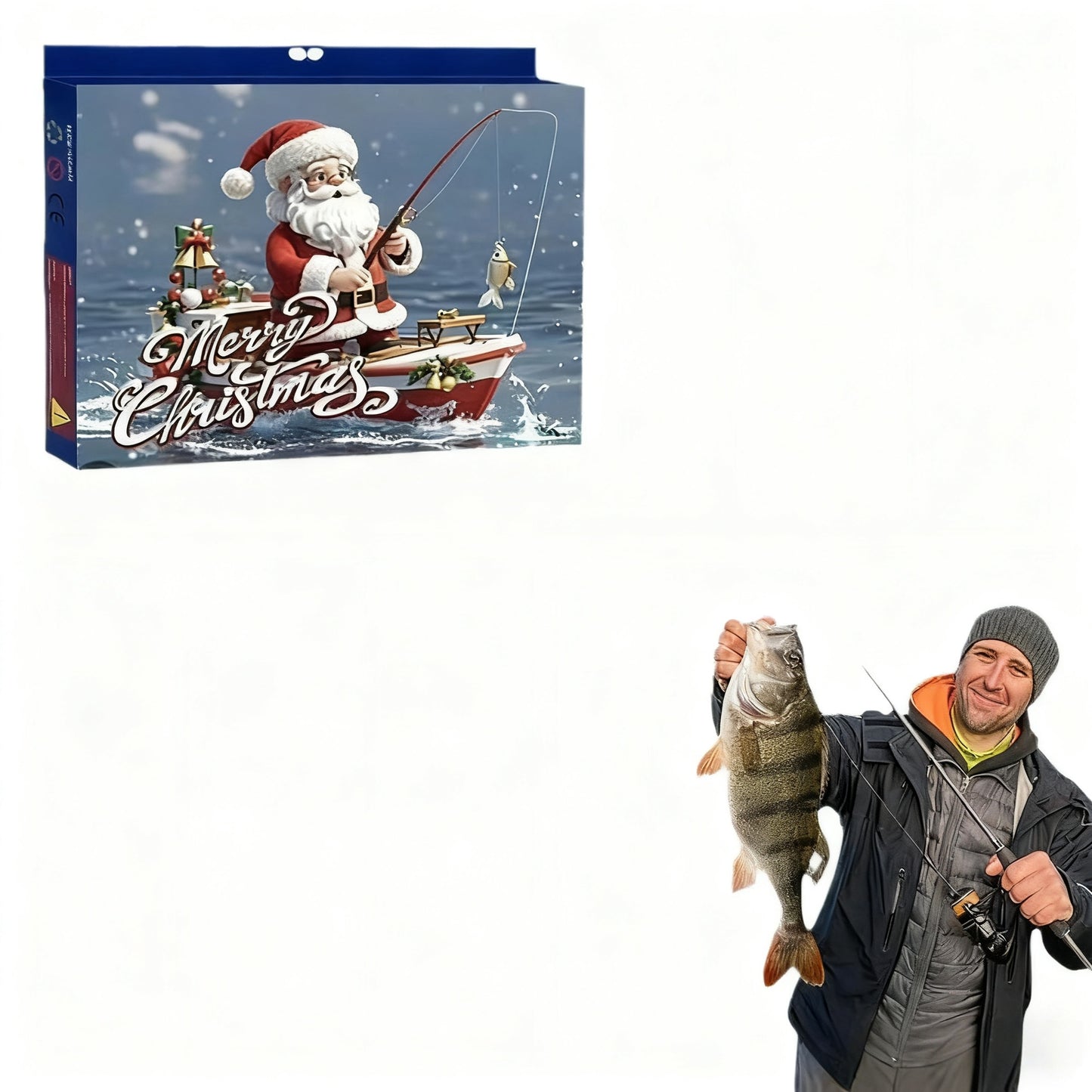 24 Days Countdown Fishing Lure Tackle Set Fishing Advent Calendar