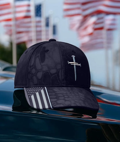 🔥✝️Adjustable Jesus 3 Nail Cross Hat🎁