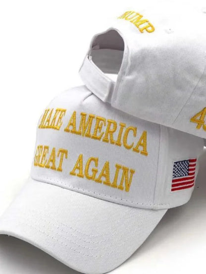 Royaura® Cotton Was Right About Everything Letter Printed Men's Duck Bill Baseball Cap