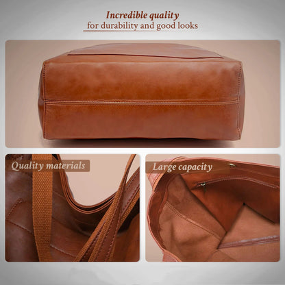 Women's Calfskin Leather Shoulder Bag