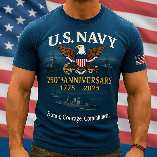 U.S. Navy 250th Anniversary T-shirt