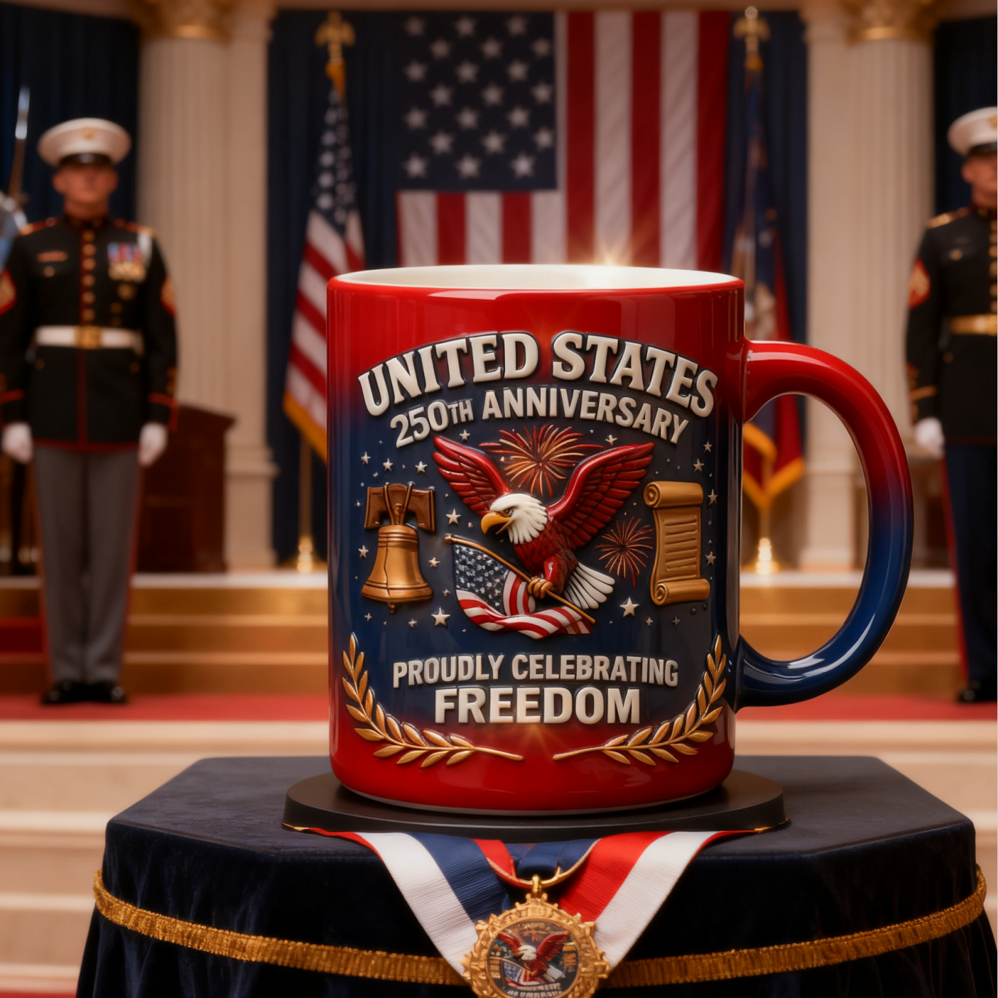 Limited Edition 2026🦅 United States 250th Anniversary – Proudly Celebrating Freedom Mug