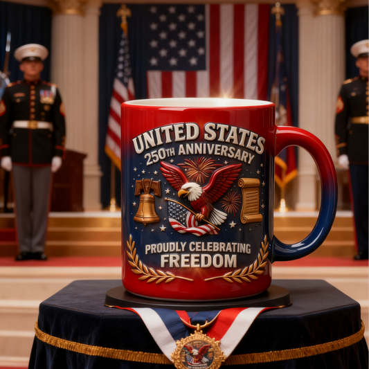 Limited Edition 2026🦅 United States 250th Anniversary – Proudly Celebrating Freedom Mug