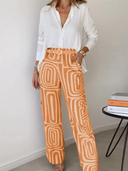 Basic Long Sleeve Two Piece Set