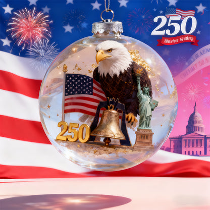 🔥Last Day 60% Off - Celebrating America's 250th Anniversary Glass Decorative Set