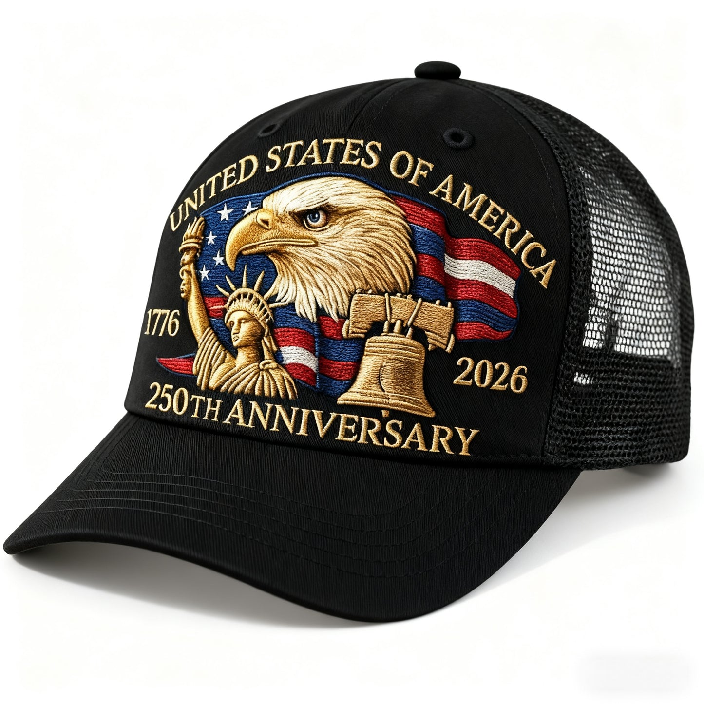 United States 250th Anniversary Hat (trucker cap / mesh cap)