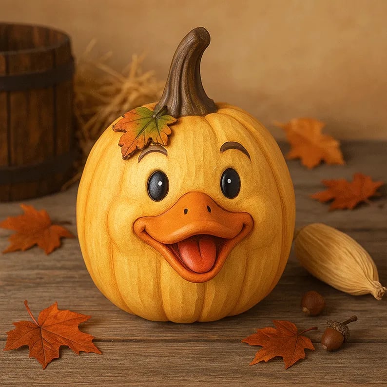 Farm Animal Pumpkin Figurines