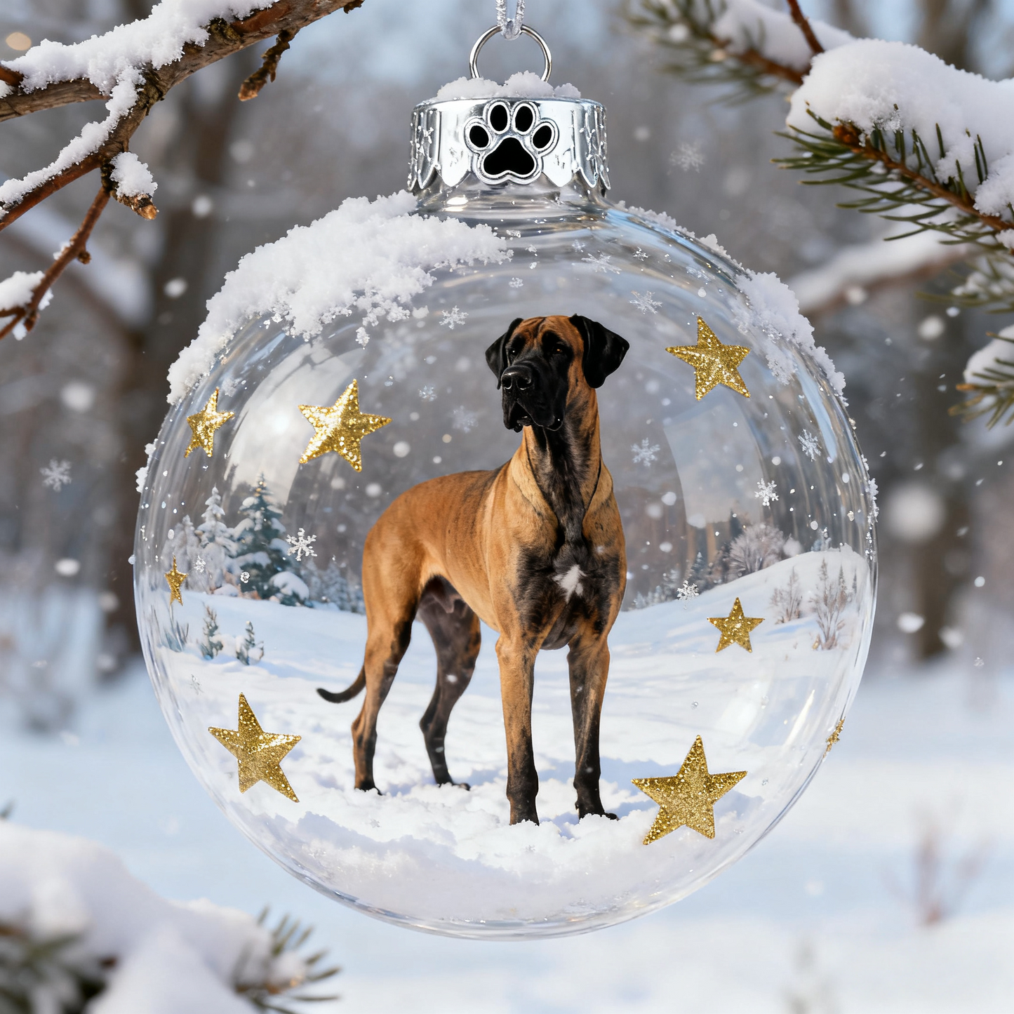 🔥LAST DAY 60% OFF-🐶Canine Crystal Glass Decoration Set