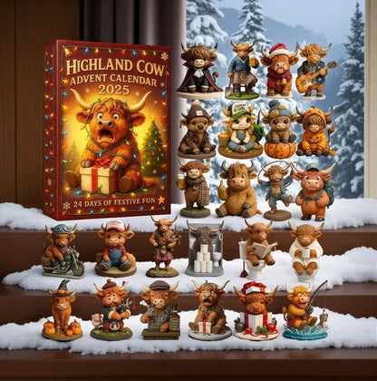 2025 Highland Cow Advent Calendar