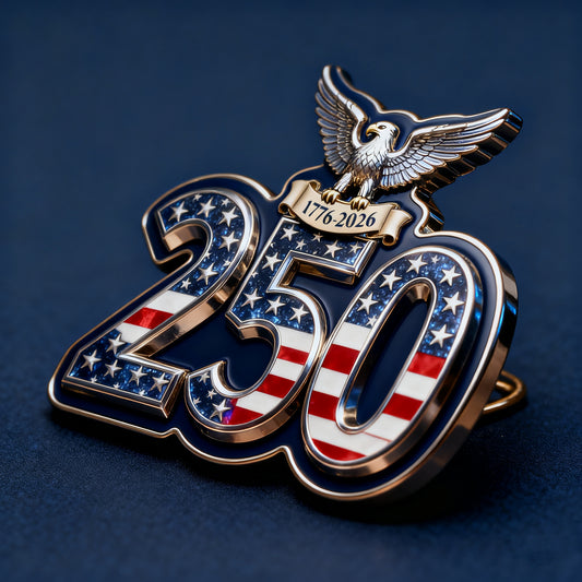 🇺🇸 250th Anniversary Commemorative Brooch